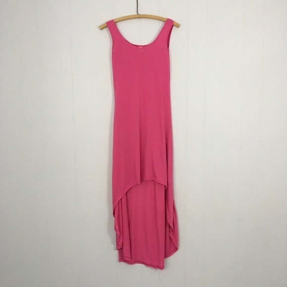 Pink Hi Lo Tank Top Dress sz S Summer Comfortable Like new Woman’s - Picture 2 of 9